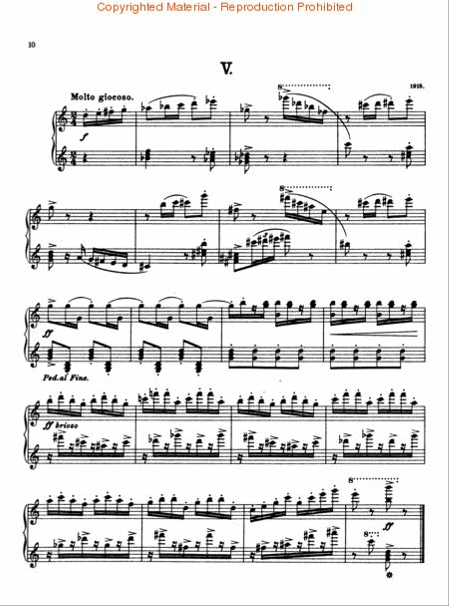 Visions Fugitives, Op. 22 Piano Solo scores gallery preview page 3