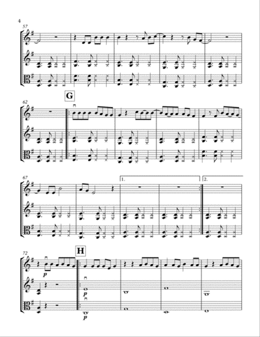 Let Her Go String Trio scores gallery preview page 5