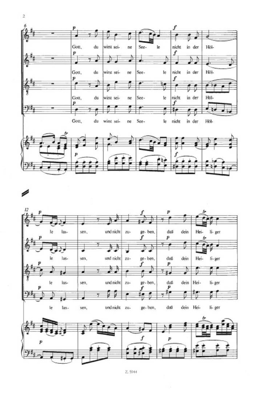 Auferstehung + Himmelfahrt Jesu Mixed Choir scores gallery preview page 2
