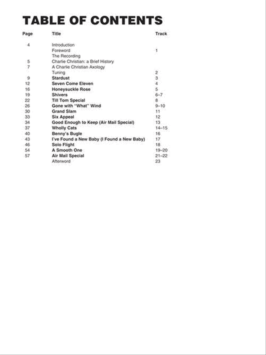 The Best of Charlie Christian Electric Guitar scores gallery preview page 3