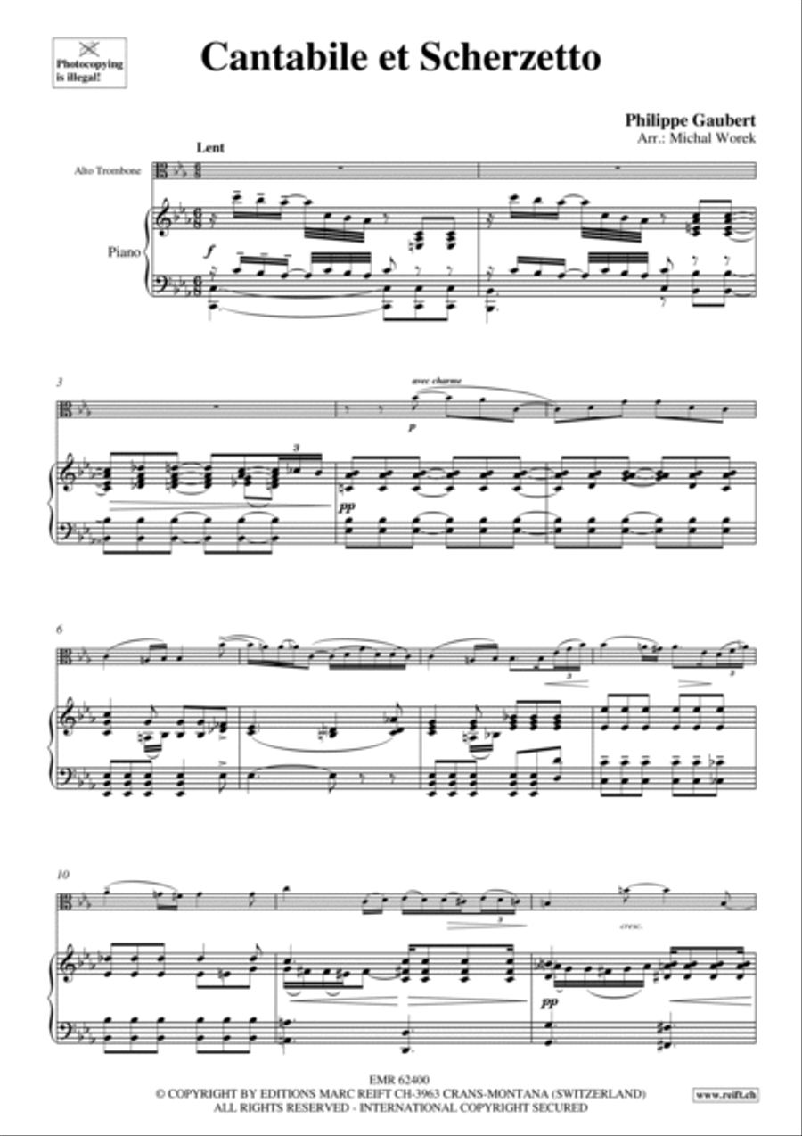 Cantabile et Scherzetto Piano Accompaniment scores gallery preview page 4