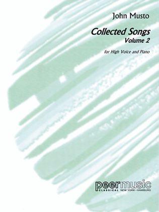 Book cover for Collected Songs for High Voice - Volume 2