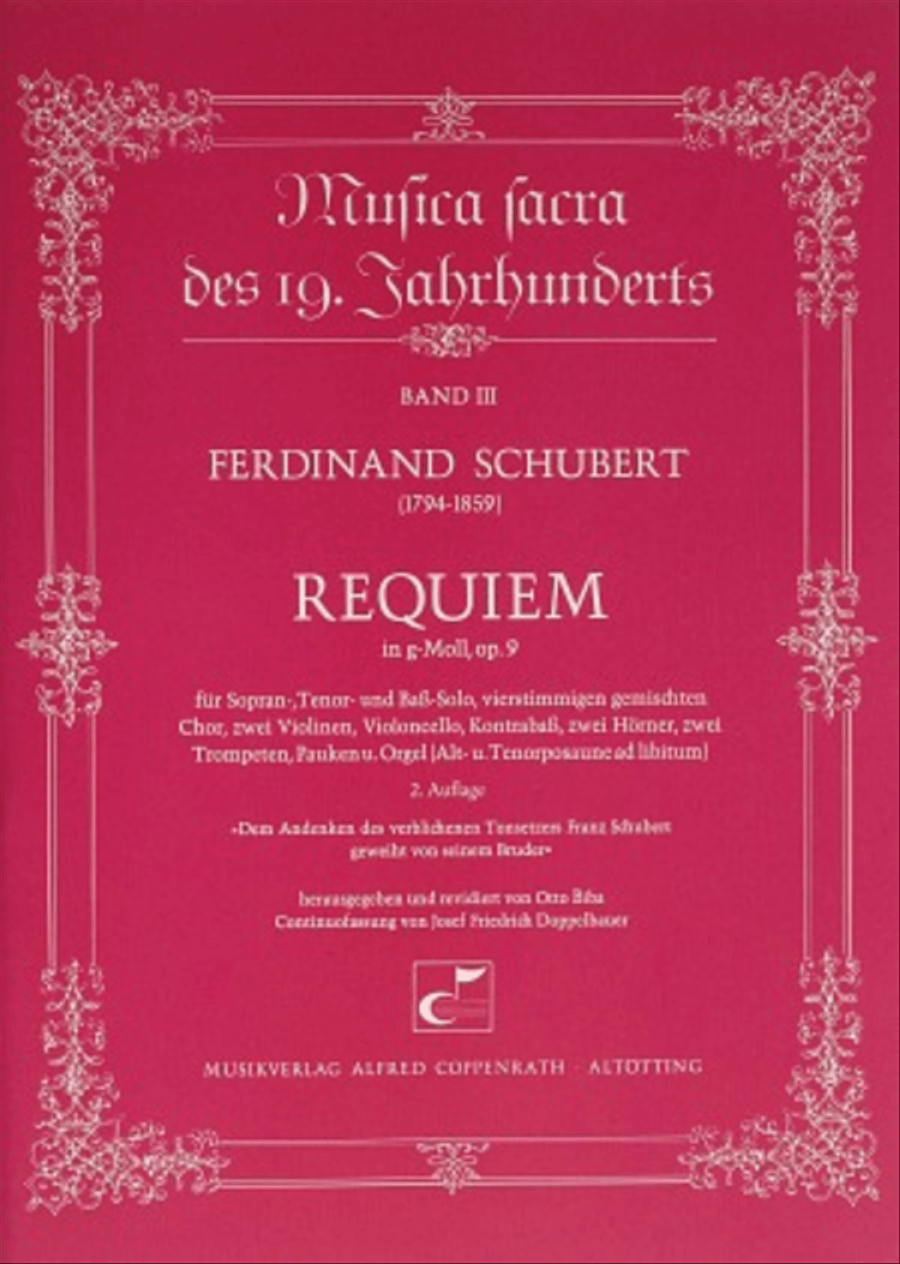 Book cover for Requiem in g