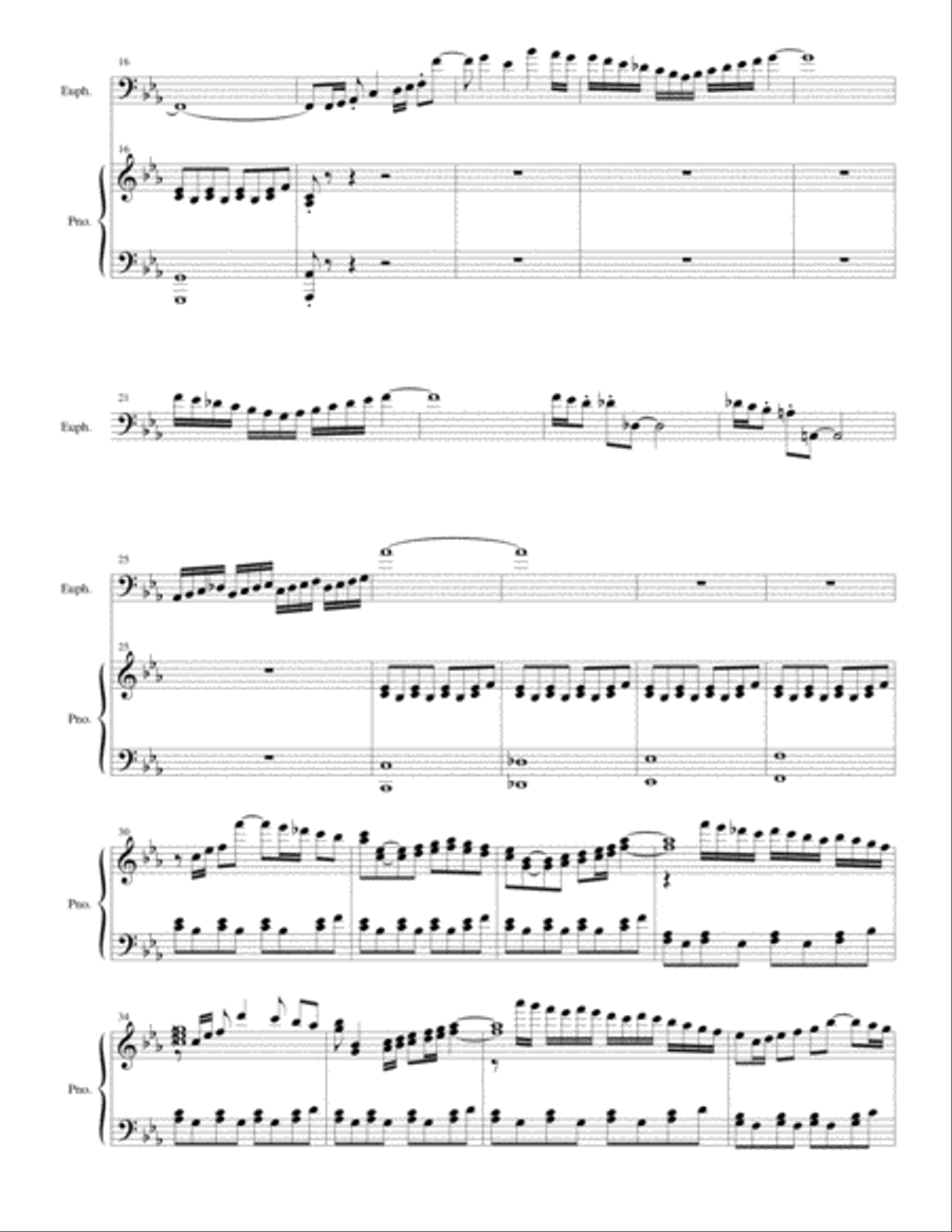 Departure Euphonium scores gallery preview page 2