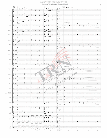 Baroque Variations for Flute and Band image number null