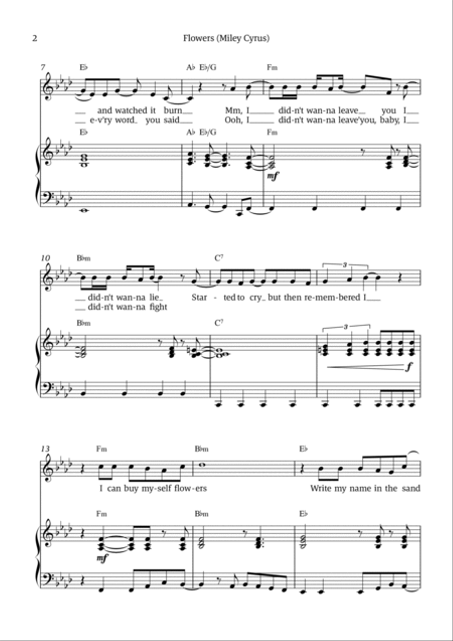 Flowers Voice scores gallery preview page 2
