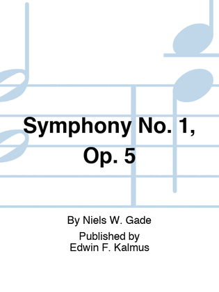 Book cover for Symphony No. 1, Op. 5