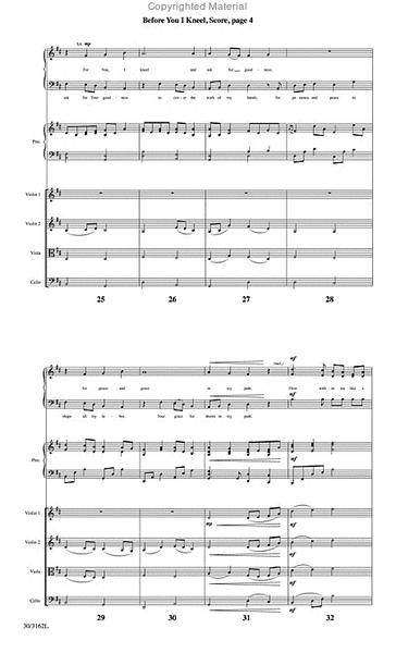 Before You I Kneel - String Quartet Score and Parts image number null