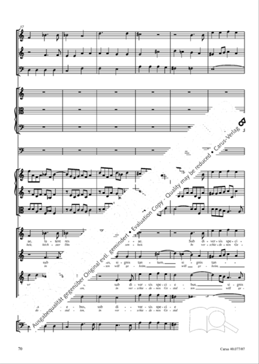 Lauda Sion 4-Part scores gallery preview page 83