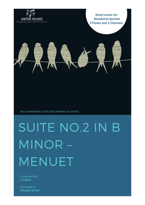 Book cover for Suite No.2 in B Minor: Menuet