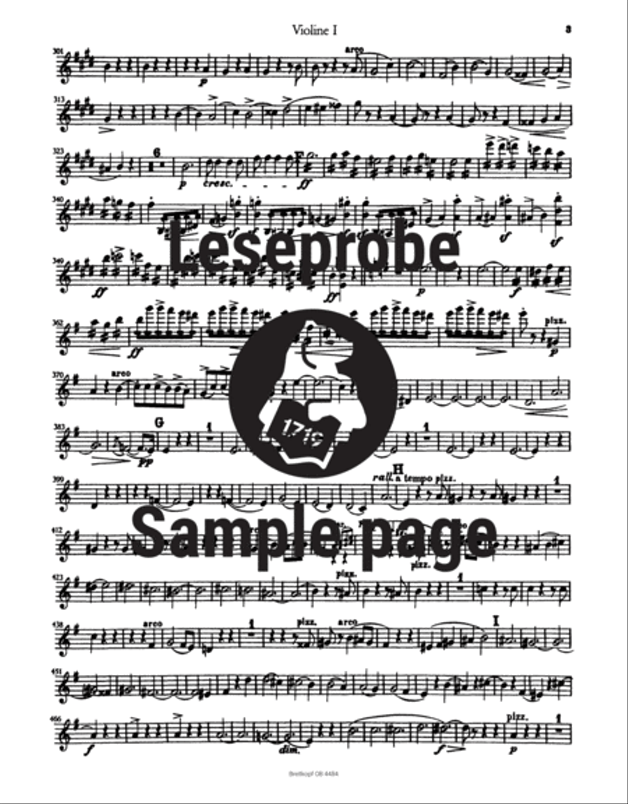 Piano Concerto No. 1 in E minor Op. 11 Orchestra scores gallery preview page 4