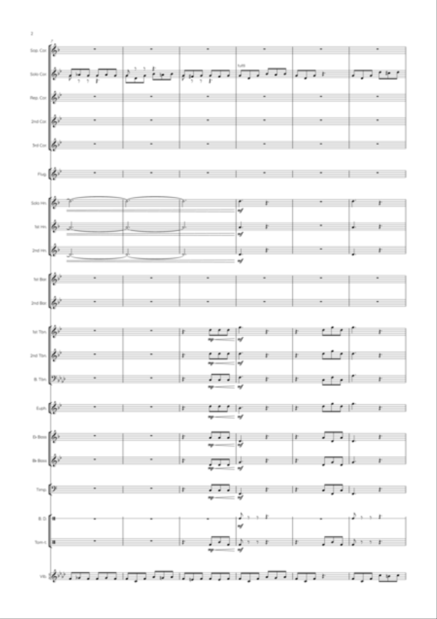 The Queen's Gambit Brass Band scores gallery preview page 4
