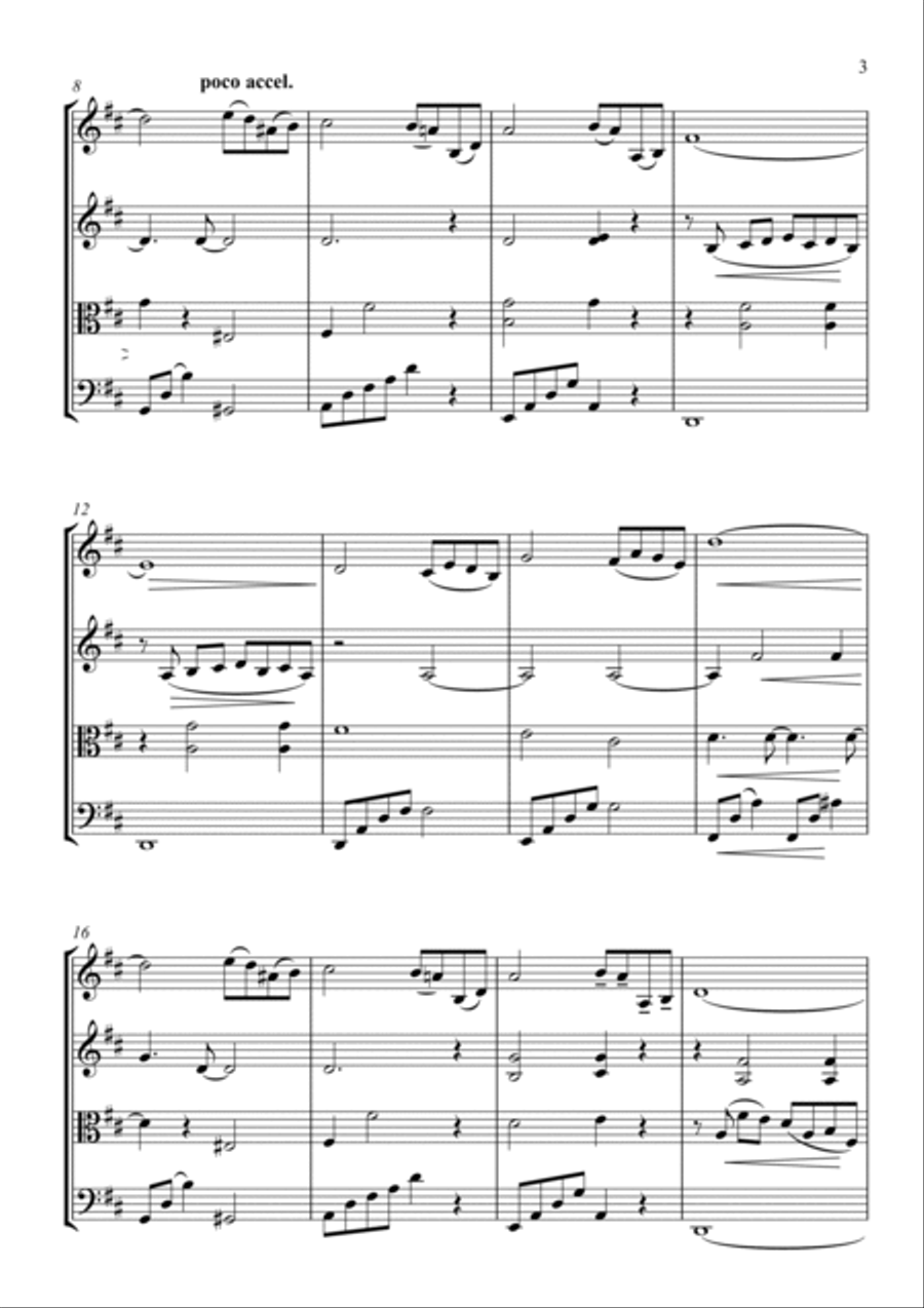 Smoke Gets In Your Eyes Smoke Gets In Your Eyes String Quartet scores gallery preview page 3