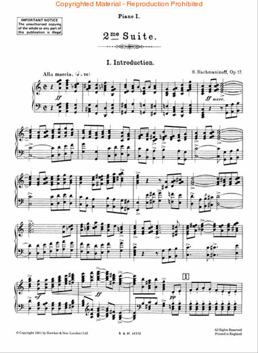 Suite No. 2, Op. 17 Piano Solo scores gallery preview page 2