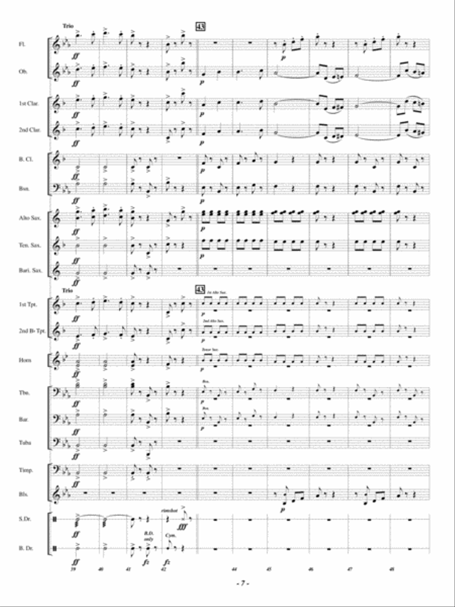 Vivo! Vivo! Concert Band scores gallery preview page 6