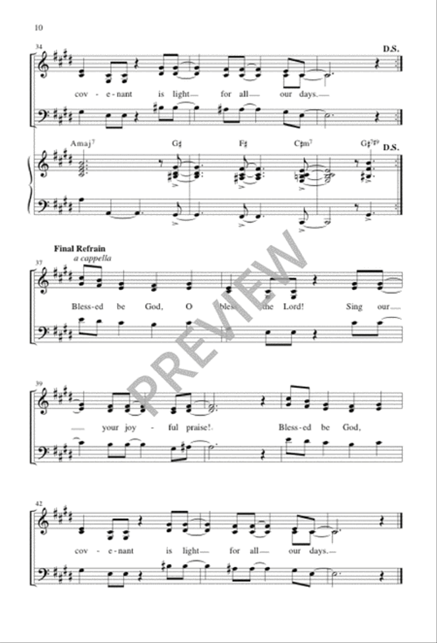 Hallelujah, Hallelu! 3-Part scores gallery preview page 10