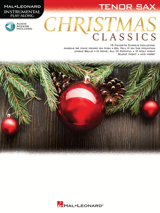 Book cover for Christmas Classics for Tenor Sax