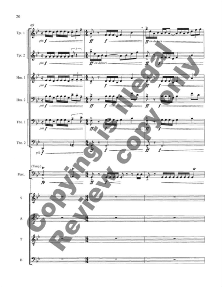 O Magnum Mysterium (Full Score) Choir scores gallery preview page 19
