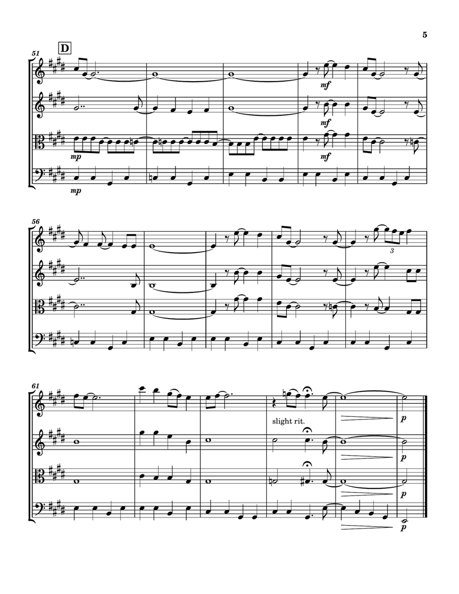 All My Loving String Quartet scores gallery preview page 5