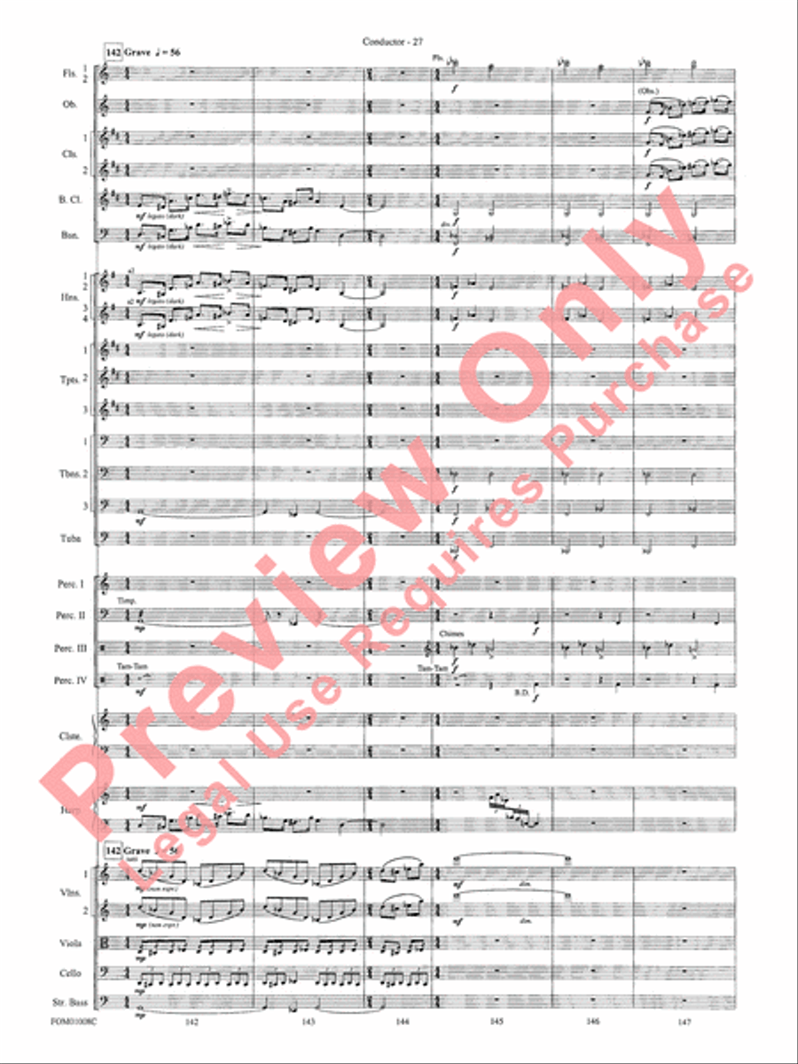 Harry Potter Symphonic Suite Full Orchestra scores gallery preview page 30