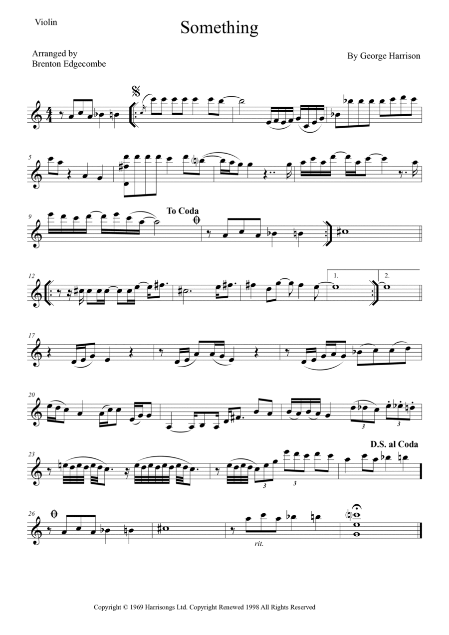 Something String Duet scores gallery preview page 1
