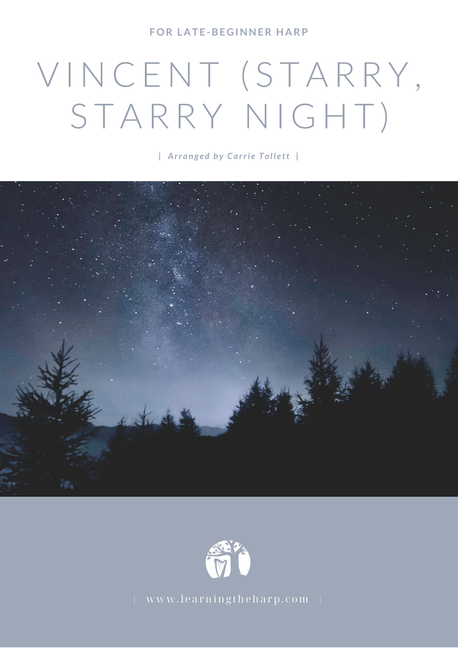 Vincent (starry Starry Night) Harp scores gallery preview page 1