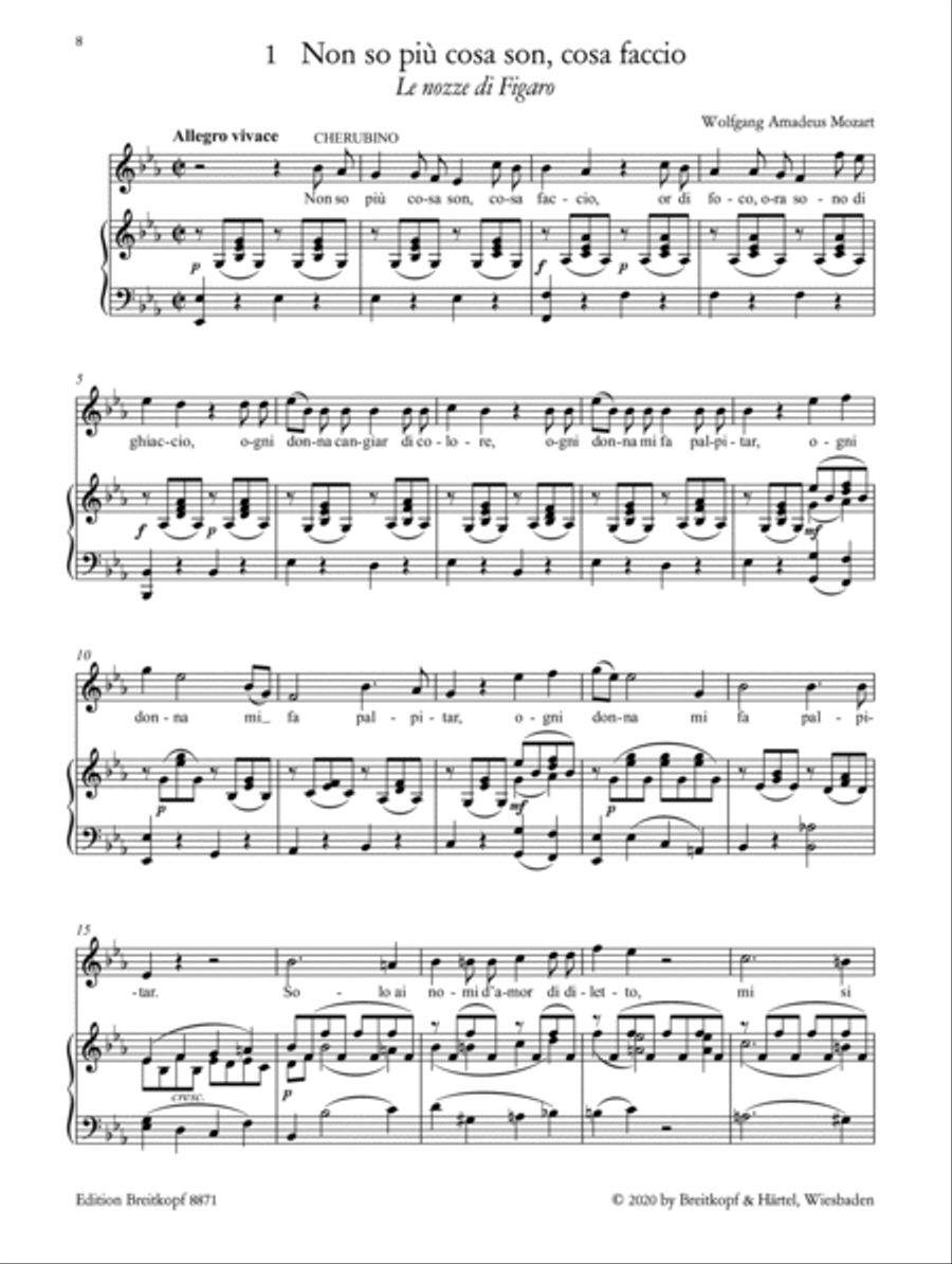 OperAria Mezzo-soprano Volume 1: lyrisch Piano, Vocal scores gallery preview page 2