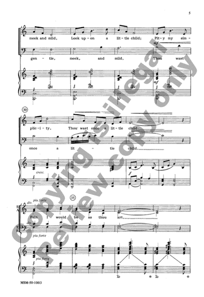 Christ, the Holy Child, in Me (Choral Score)