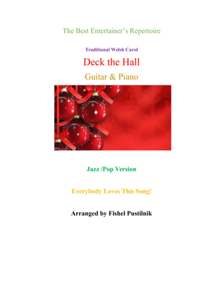 Piano Background for "Deck The Hall"-Guitar and Piano