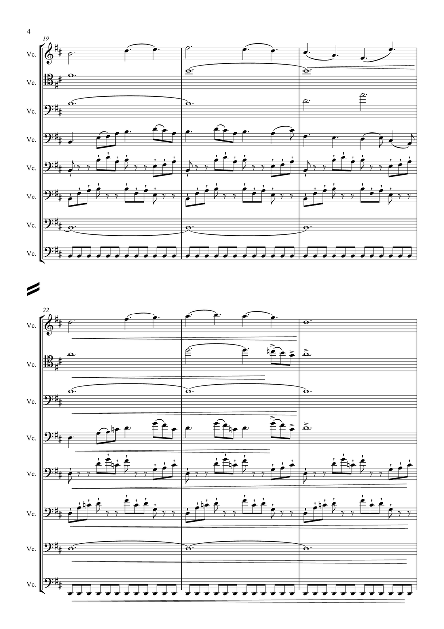 Airwolf Theme String Orchestra scores gallery preview page 4