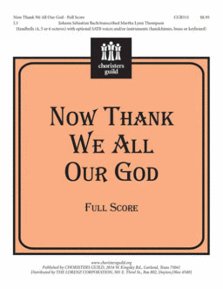 Now Thank We All Our God - Full Score