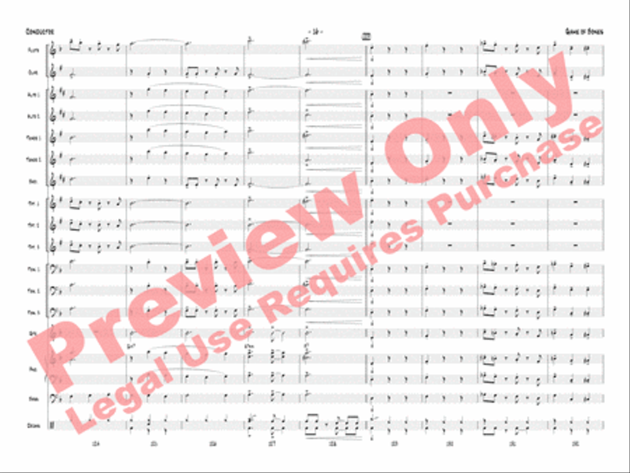 Game of Bones Game of Bones Jazz Ensemble scores gallery preview page 19