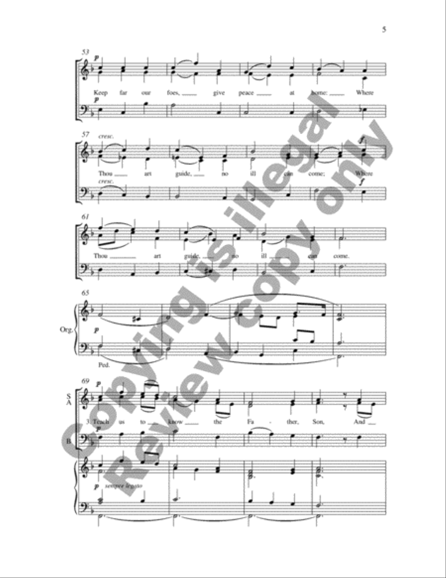 Come, Holy Ghost Come, Holy Ghost 3-Part scores gallery preview page 11