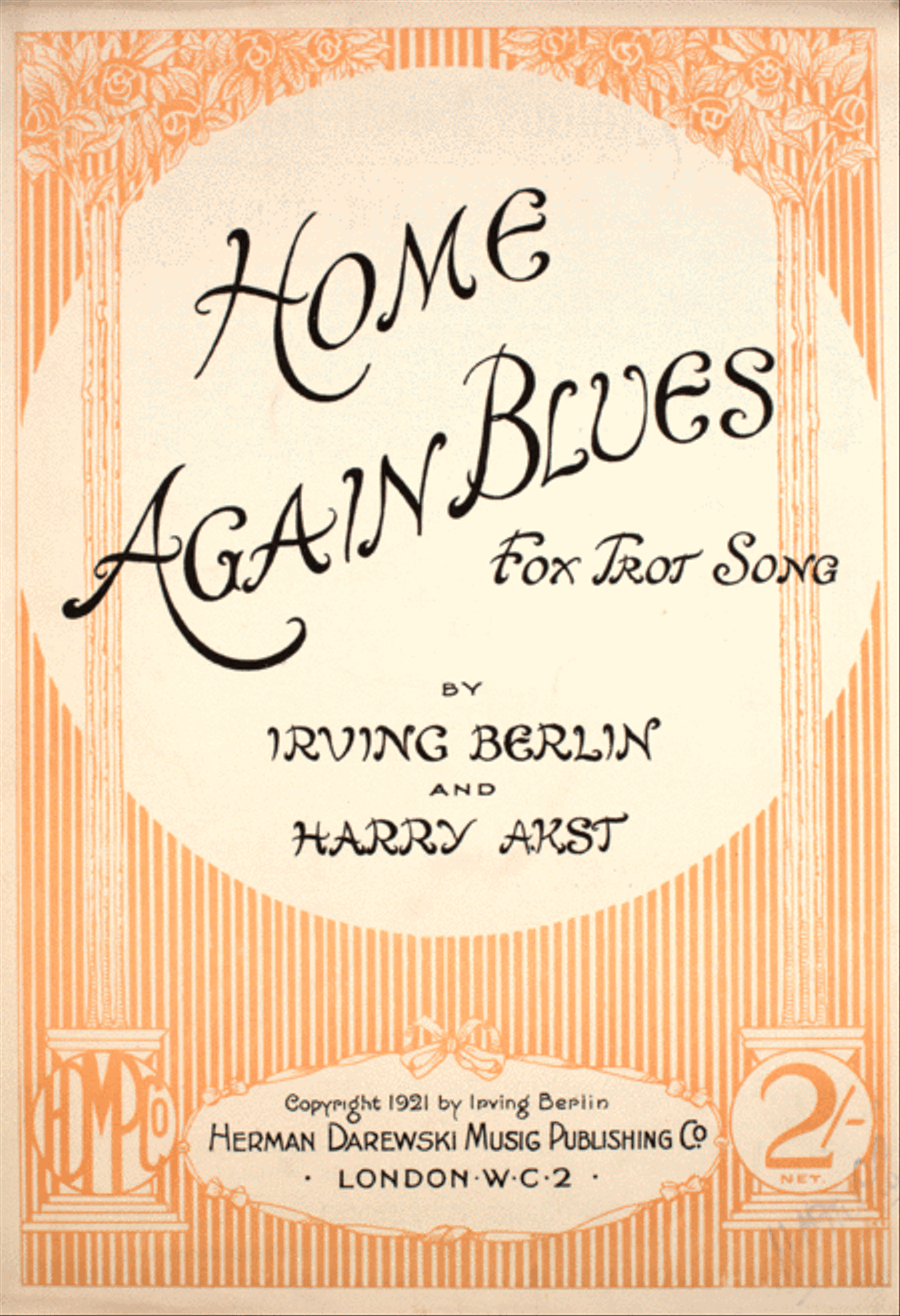 Home Again Blues. Fox Trot Song Voice scores gallery preview page 1