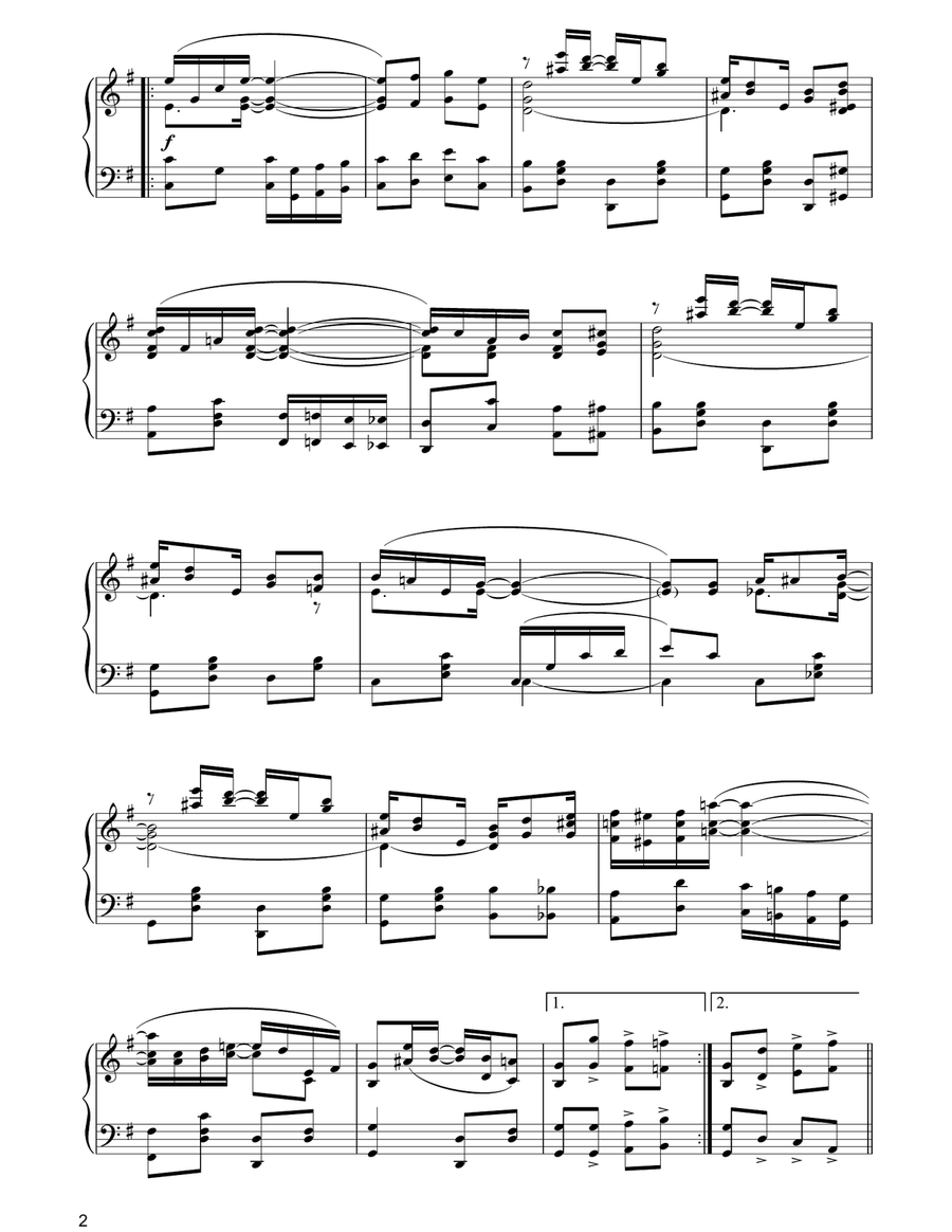 Paragon Rag Paragon Rag Piano Solo scores gallery preview page 2