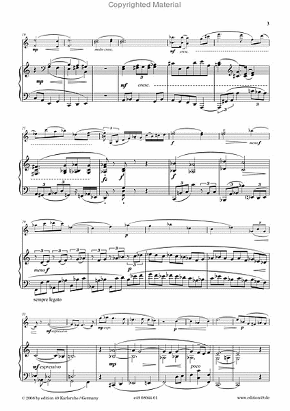 Capriccio fur Violine und Klavier BoO 11