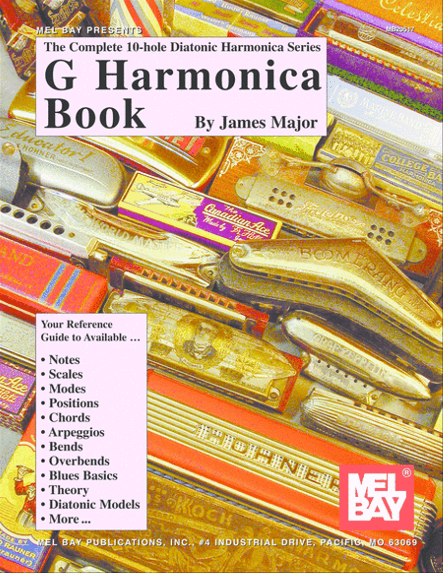 Complete 10-Hole Diatonic Harmonica Series: G Harmonica Book Harmonica scores gallery preview page 1