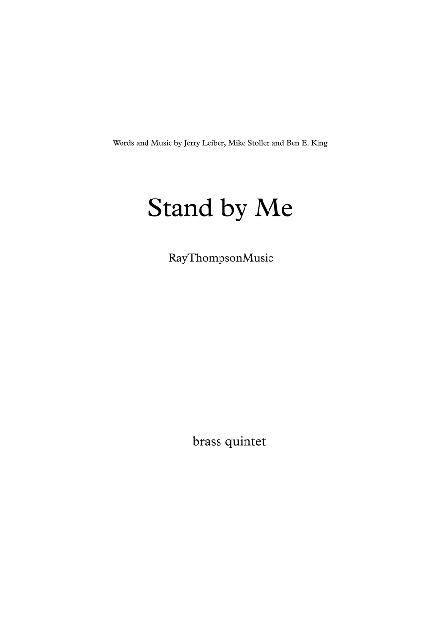 Stand By Me Brass Ensemble scores gallery preview page 1