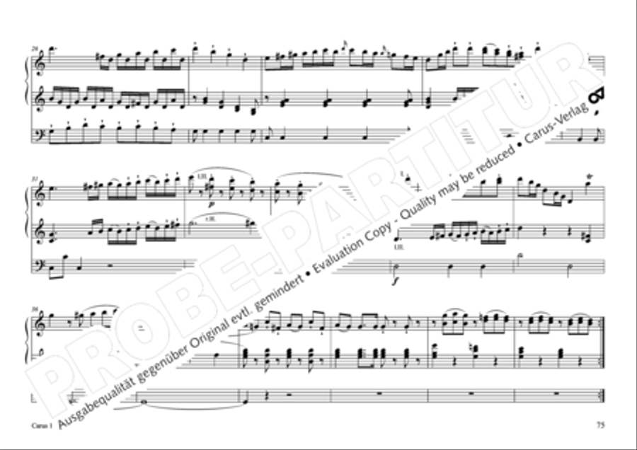 17 Church sonatas Organ Solo scores gallery preview page 76