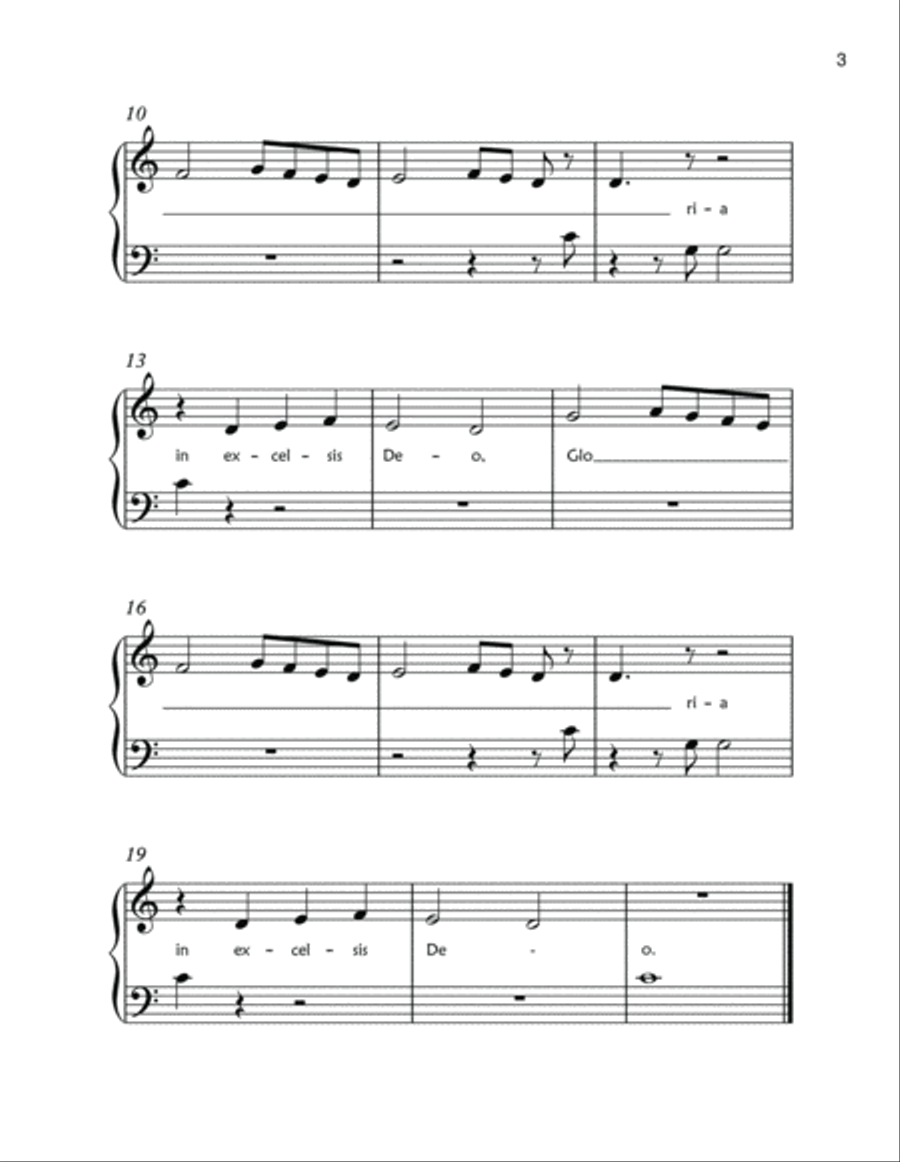 Easy Piano Christmas Songs for Kids Easy Piano scores gallery preview page 4