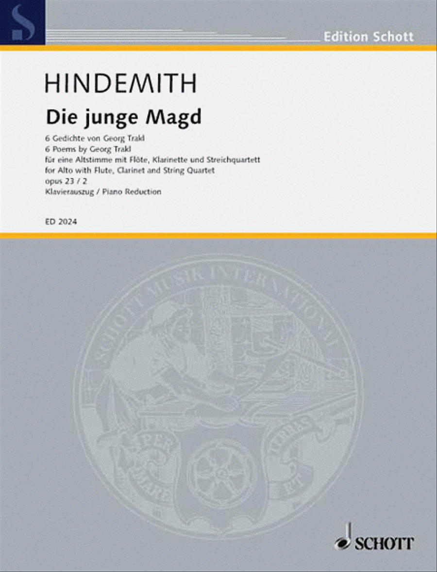 Die junge Magd, Op. 23, No. 2 Flute scores gallery preview page 1