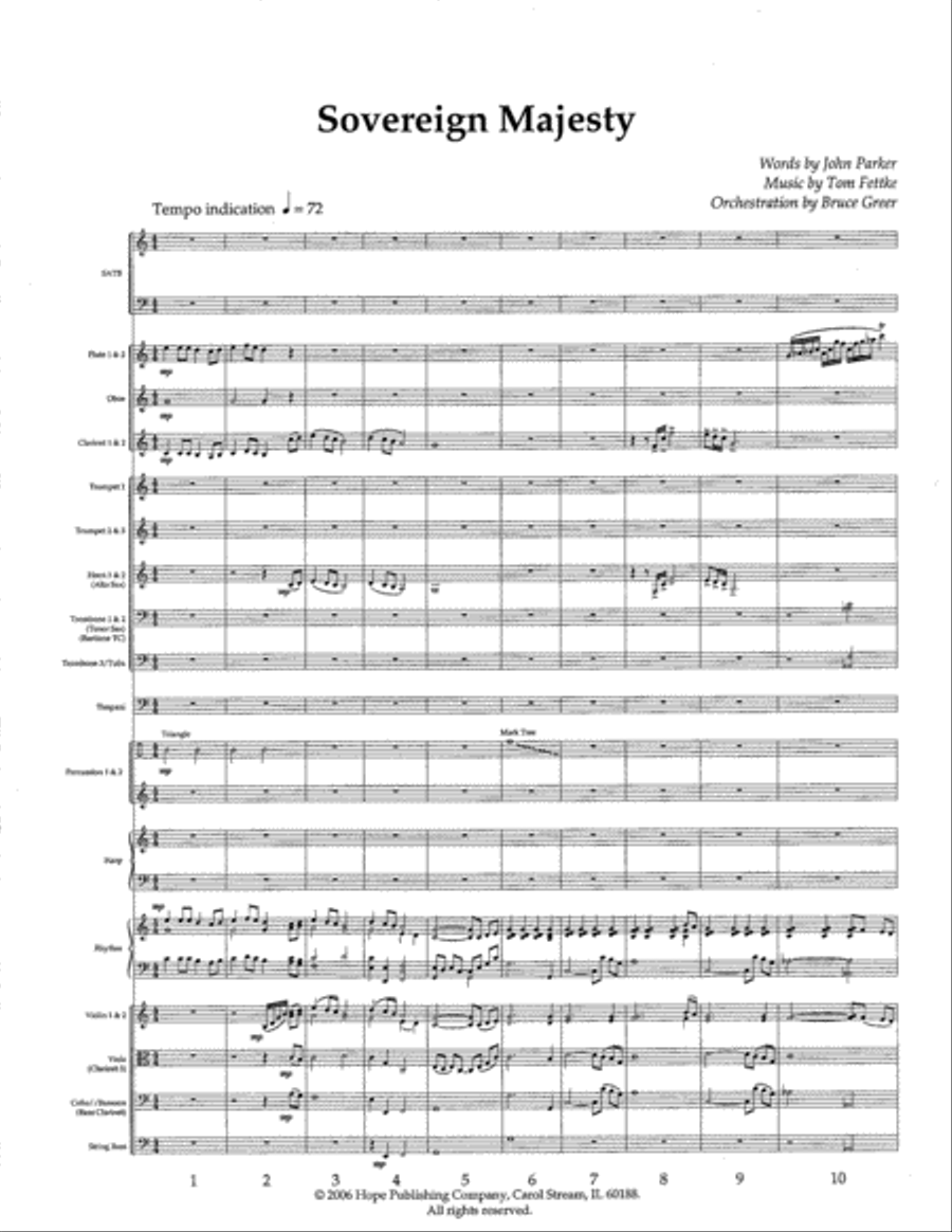 Sovereign Majesty Orchestra scores gallery preview page 2