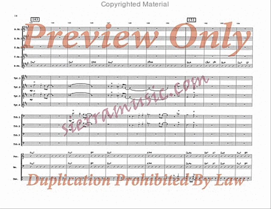 After You've Gone Big Band scores gallery preview page 15