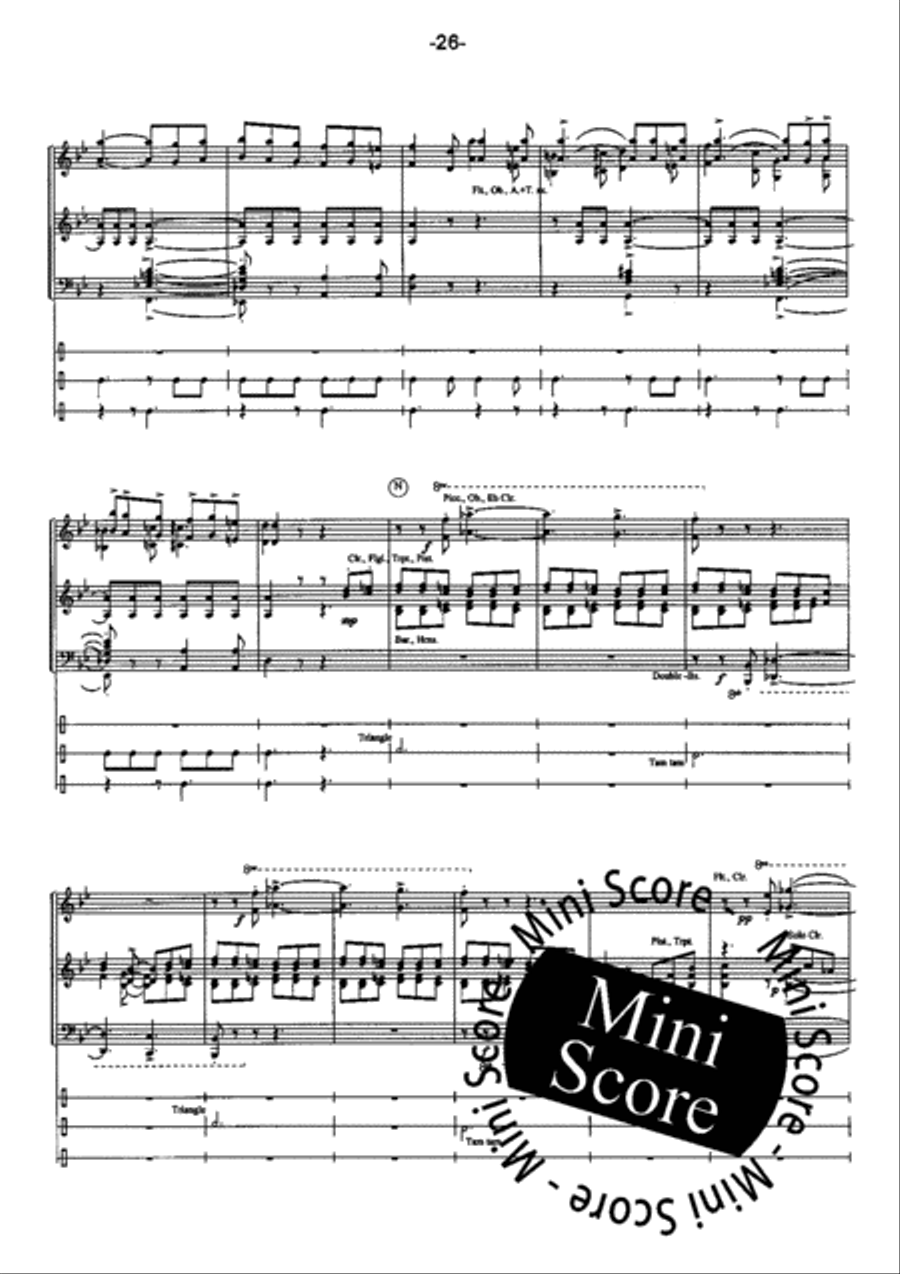 Partita Partita Concert Band scores gallery preview page 29