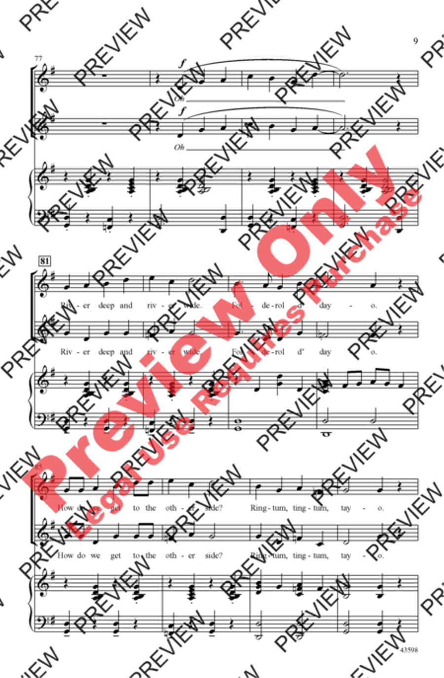Pineywood Mountain Women's Choir scores gallery preview page 9