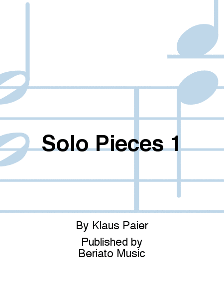 Solo Pieces 1