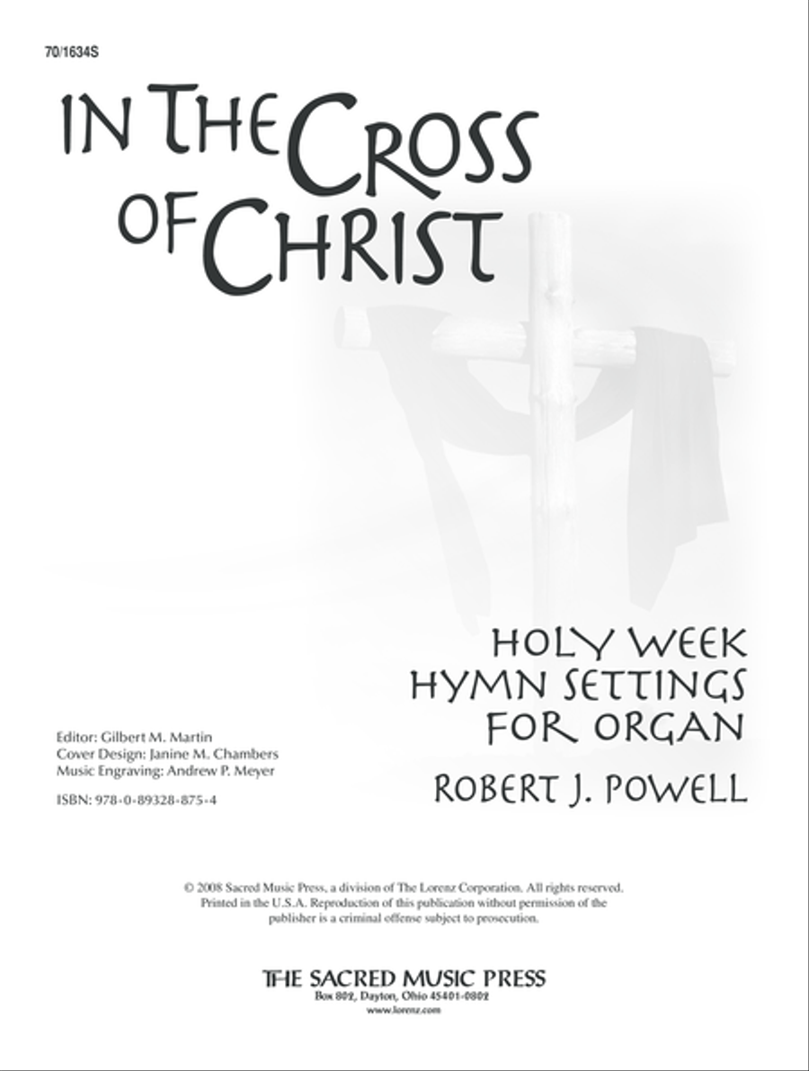 In the Cross of Christ In the Cross of Christ Organ scores gallery preview page 1