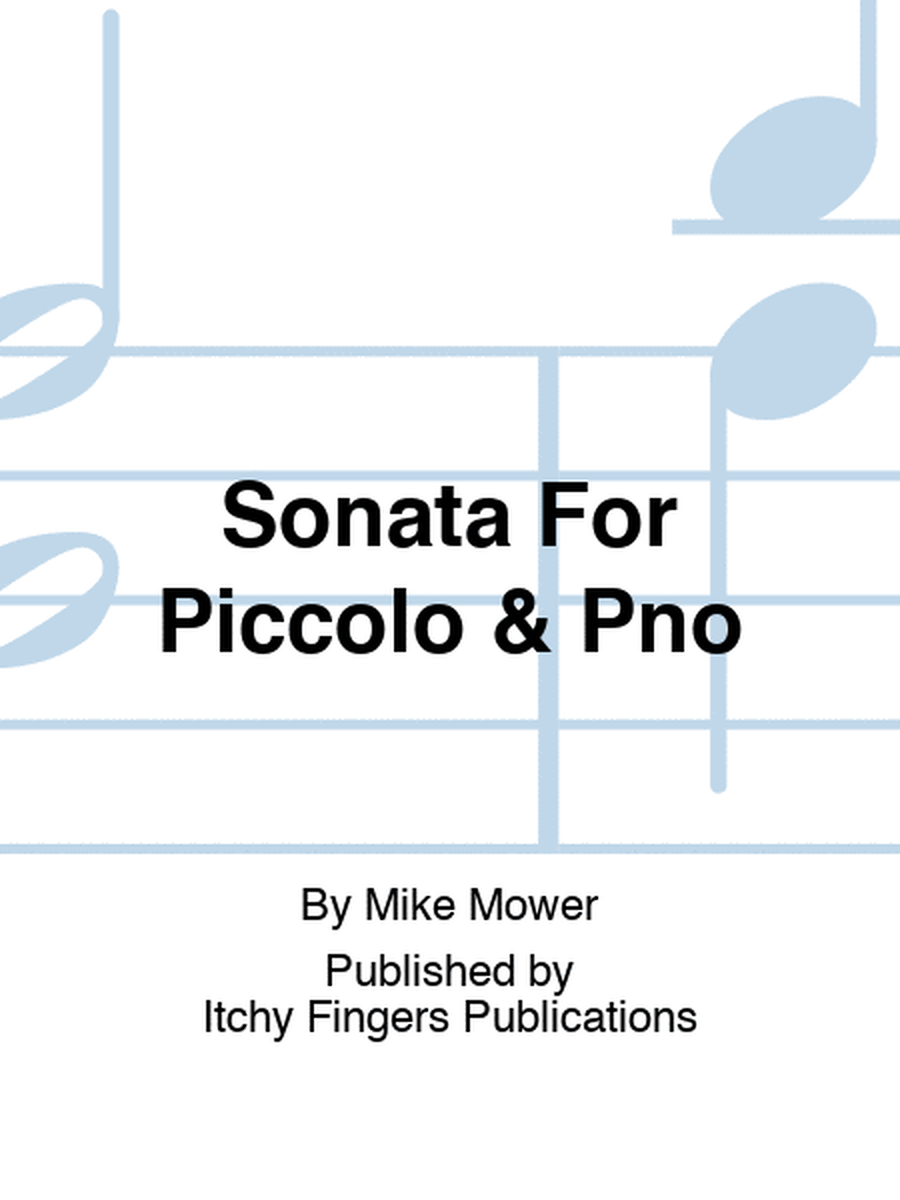 Sonata For Piccolo & Pno