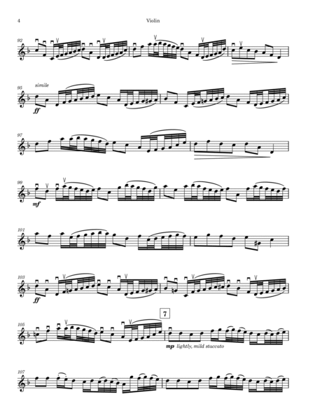 Variations on a Theme by Hovhaness (Violin) image number null