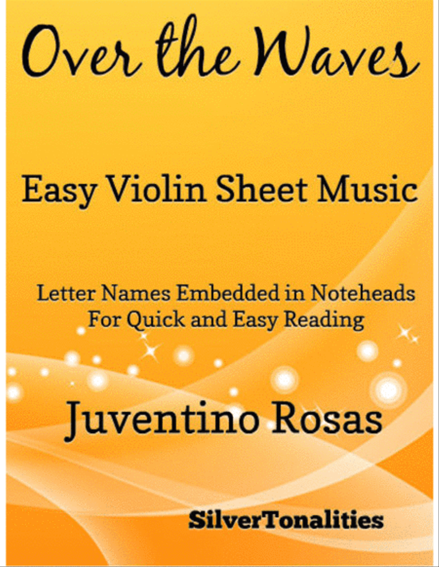 Over the Waves Easy Violin Sheet Music Violin Solo scores gallery preview page 1